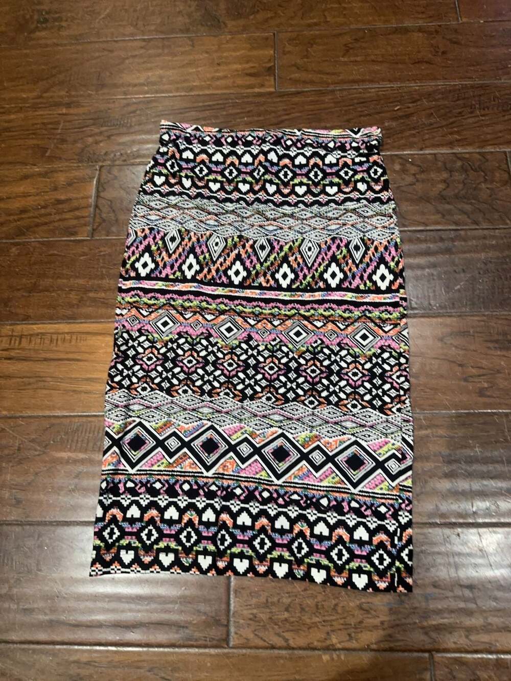 Sans Souci Size S Geometric Print Midi Skirt